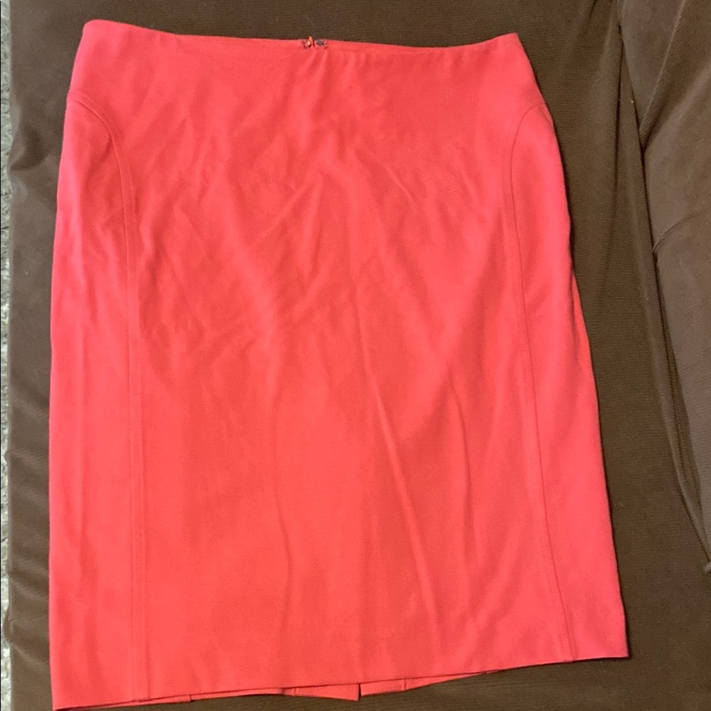 Talbots Coral Pencil Skirt Knee-Length Casual